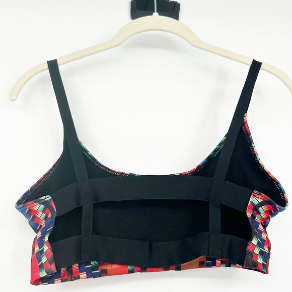 ONZIE‎ Womens Boho Printed Wide Elastic Hot Yoga Athletic Sports Bra Size M/L - Picture 7 of 7